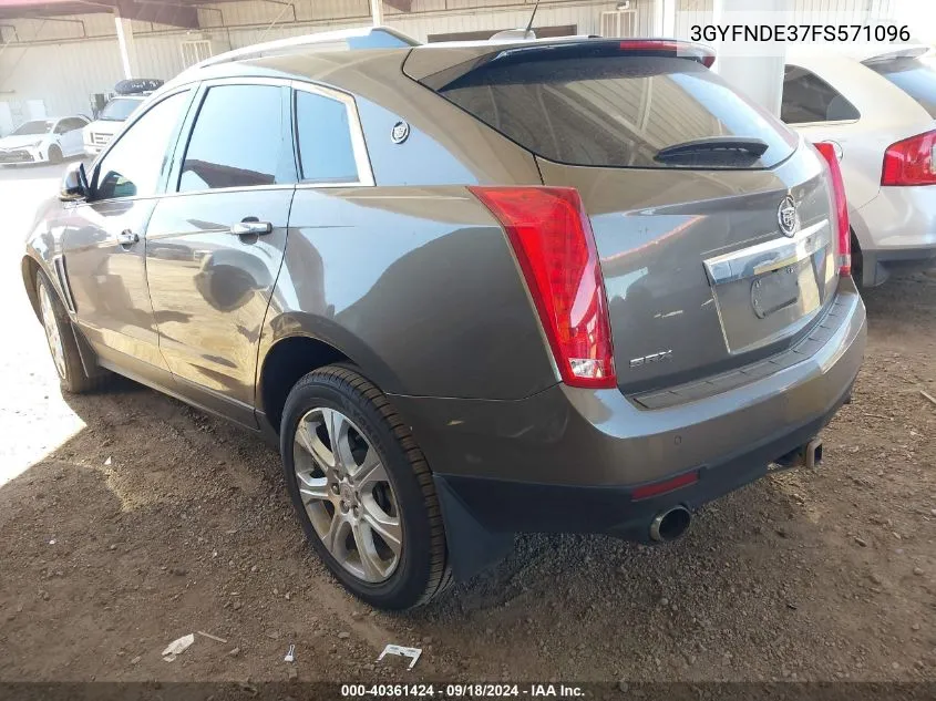 2015 Cadillac Srx Premium Collection VIN: 3GYFNDE37FS571096 Lot: 40361424