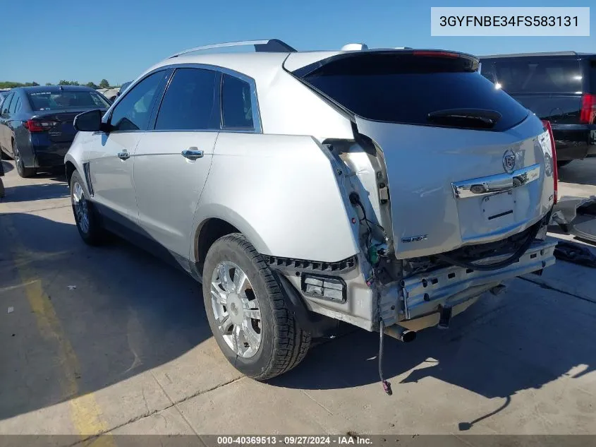 3GYFNBE34FS583131 2015 Cadillac Srx Luxury Collection