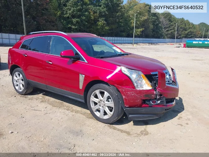 2015 Cadillac Srx Performance Collection VIN: 3GYFNCE34FS640532 Lot: 40401462