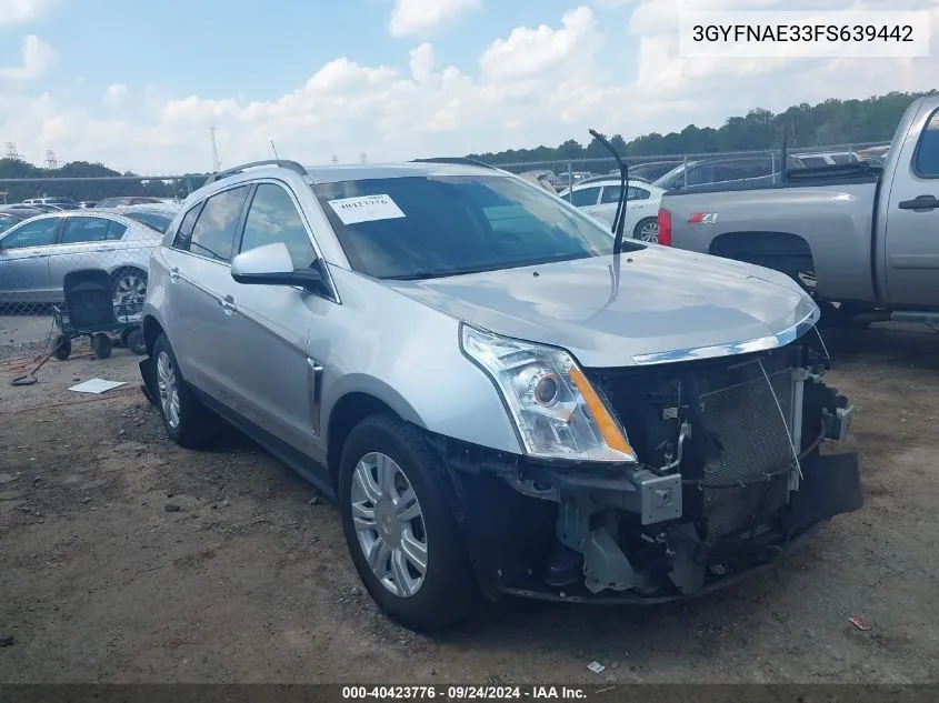 3GYFNAE33FS639442 2015 Cadillac Srx Standard