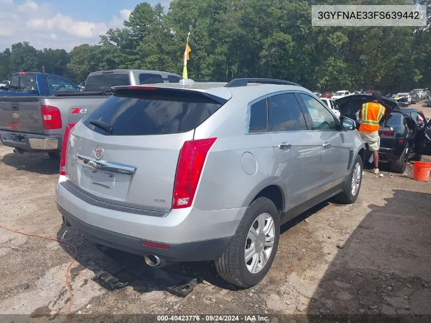 2015 Cadillac Srx Standard VIN: 3GYFNAE33FS639442 Lot: 40423776