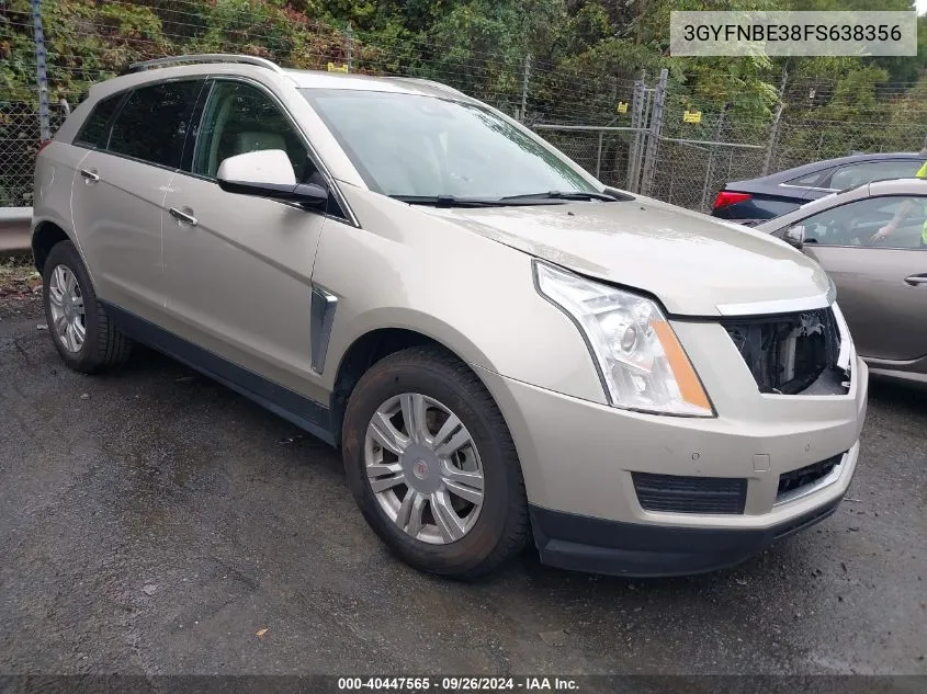 3GYFNBE38FS638356 2015 Cadillac Srx Luxury Collection