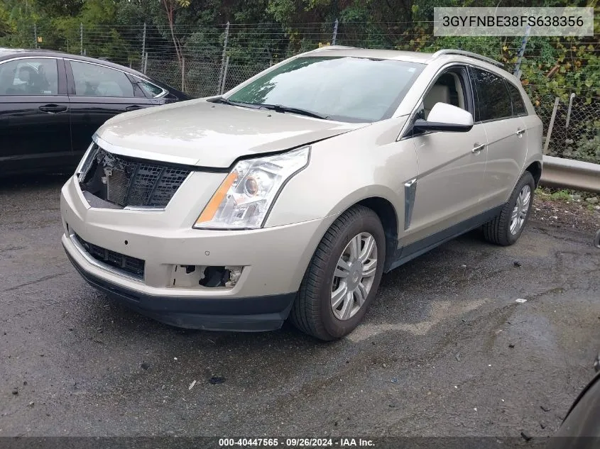 3GYFNBE38FS638356 2015 Cadillac Srx Luxury Collection