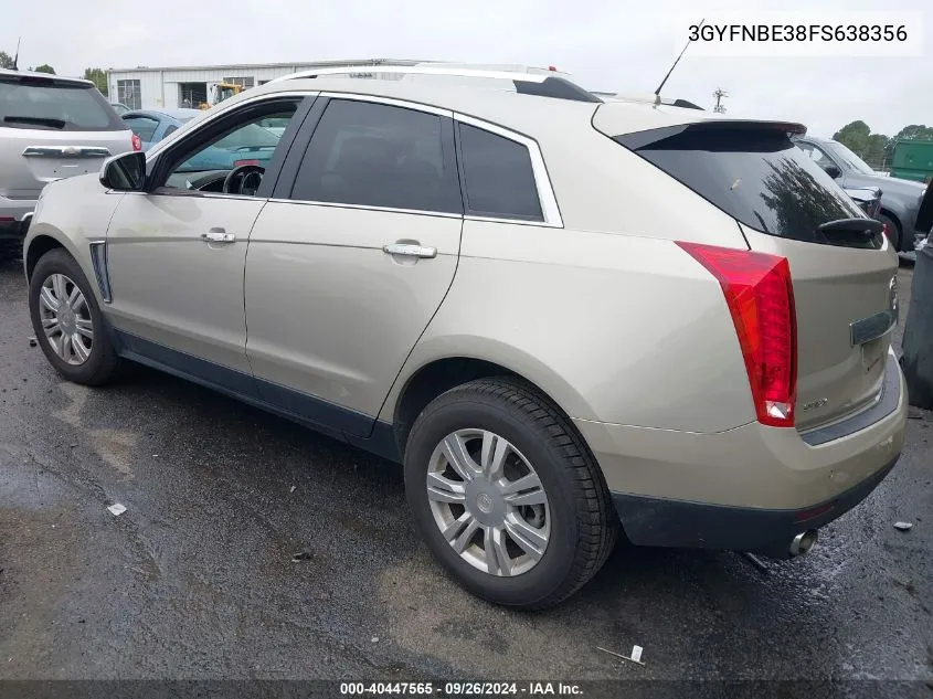 2015 Cadillac Srx Luxury Collection VIN: 3GYFNBE38FS638356 Lot: 40447565