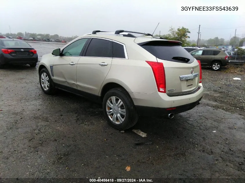 2015 Cadillac Srx Luxury Collection VIN: 3GYFNEE33FS543639 Lot: 40456418