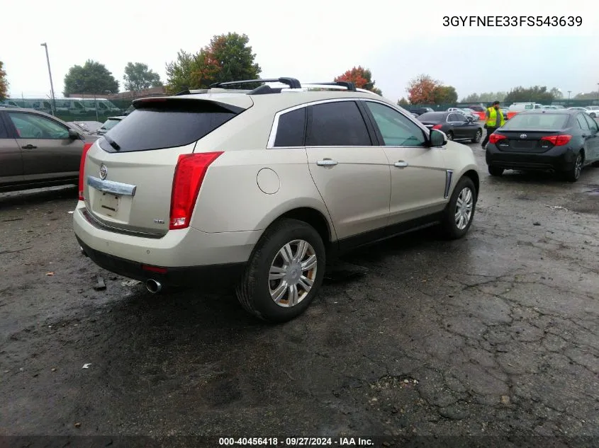 2015 Cadillac Srx Luxury Collection VIN: 3GYFNEE33FS543639 Lot: 40456418