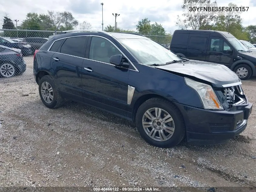 3GYFNBE35FS610157 2015 Cadillac Srx Luxury Collection