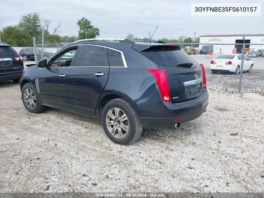 3GYFNBE35FS610157 2015 Cadillac Srx Luxury Collection