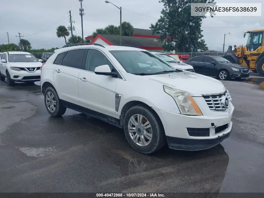 2015 Cadillac Srx VIN: 3GYFNAE36FS638639 Lot: 40472988