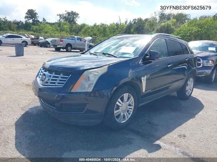 2015 Cadillac Srx Luxury Collection VIN: 3GYFNBE30FS625679 Lot: 40480534