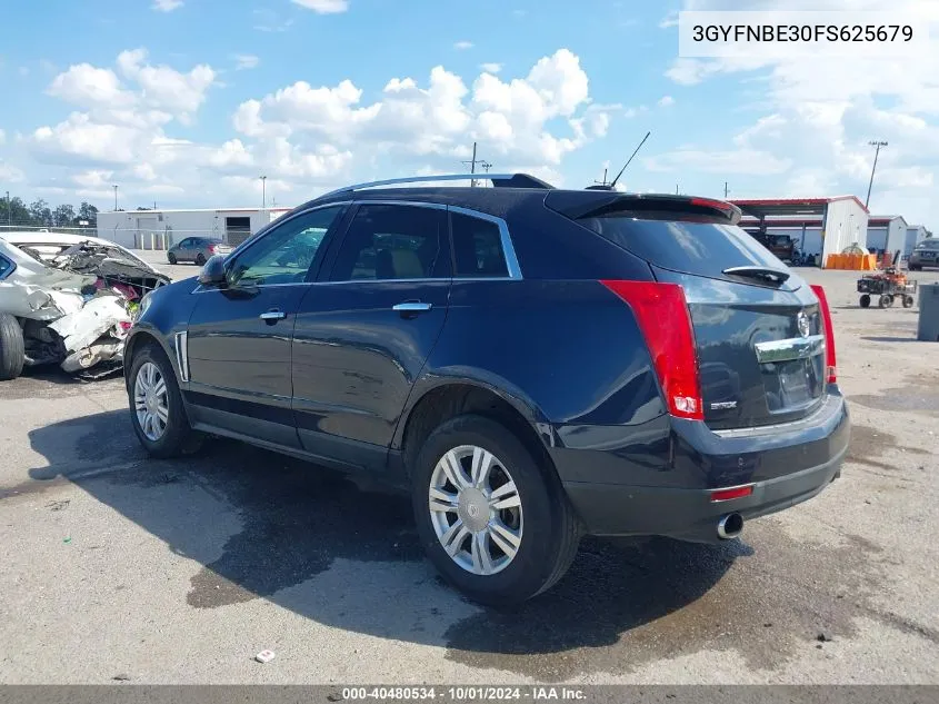 2015 Cadillac Srx Luxury Collection VIN: 3GYFNBE30FS625679 Lot: 40480534