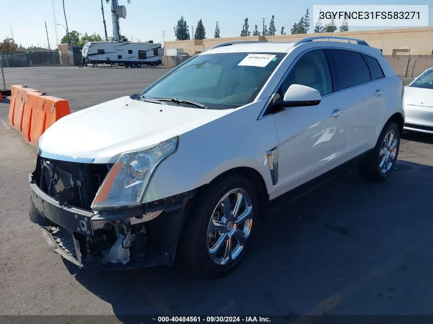 2015 Cadillac Srx Performance Collection VIN: 3GYFNCE31FS583271 Lot: 40484561