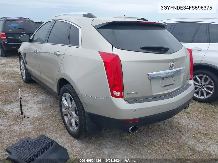 2015 Cadillac Srx Premium Collection VIN: 3GYFNDE34FS596375 Lot: 40504426