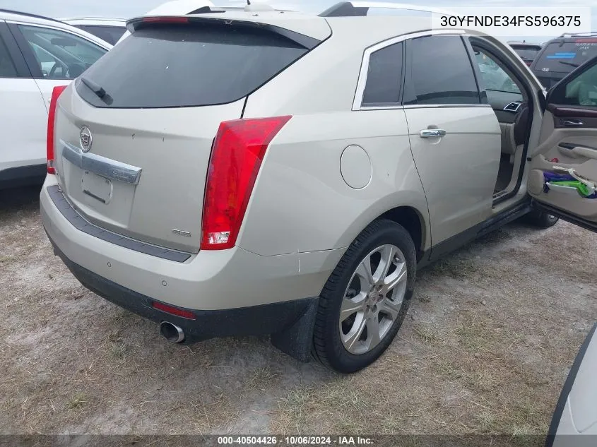 2015 Cadillac Srx Premium Collection VIN: 3GYFNDE34FS596375 Lot: 40504426