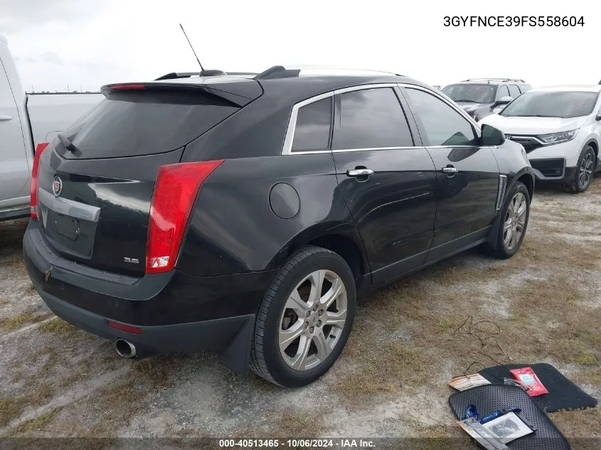 2015 Cadillac Srx Performance Collection VIN: 3GYFNCE39FS558604 Lot: 40513465