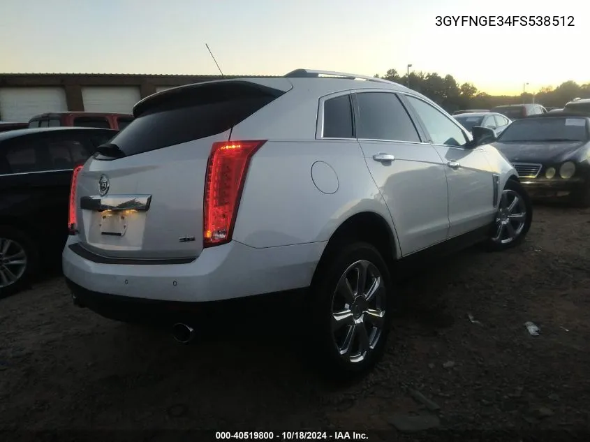 3GYFNGE34FS538512 2015 Cadillac Srx Premium Collection