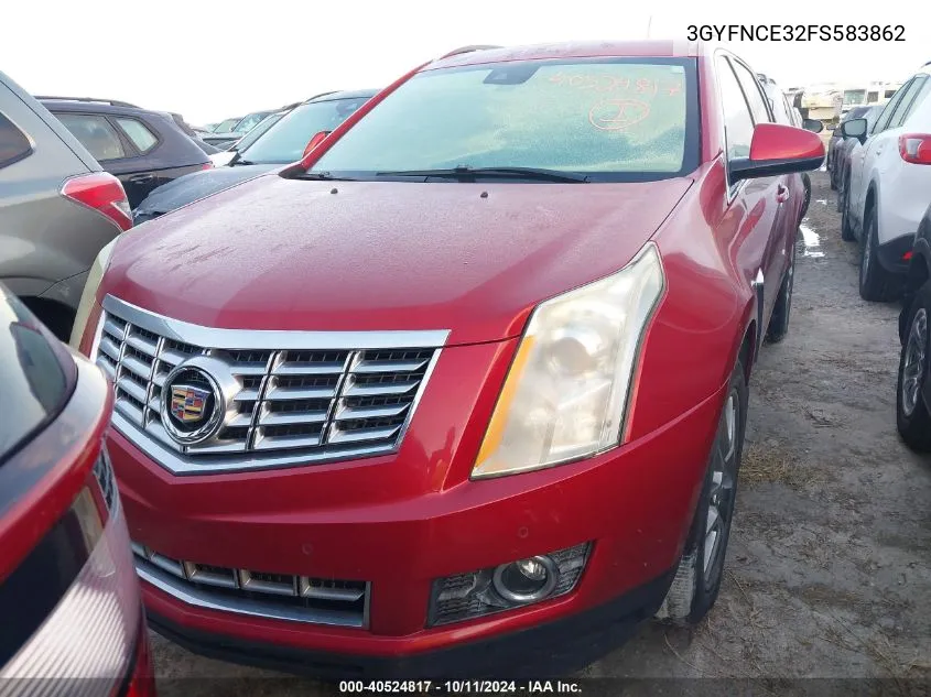 2015 Cadillac Srx Performance Collection VIN: 3GYFNCE32FS583862 Lot: 40524817