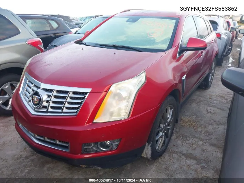 2015 Cadillac Srx Performance Collection VIN: 3GYFNCE32FS583862 Lot: 40524817