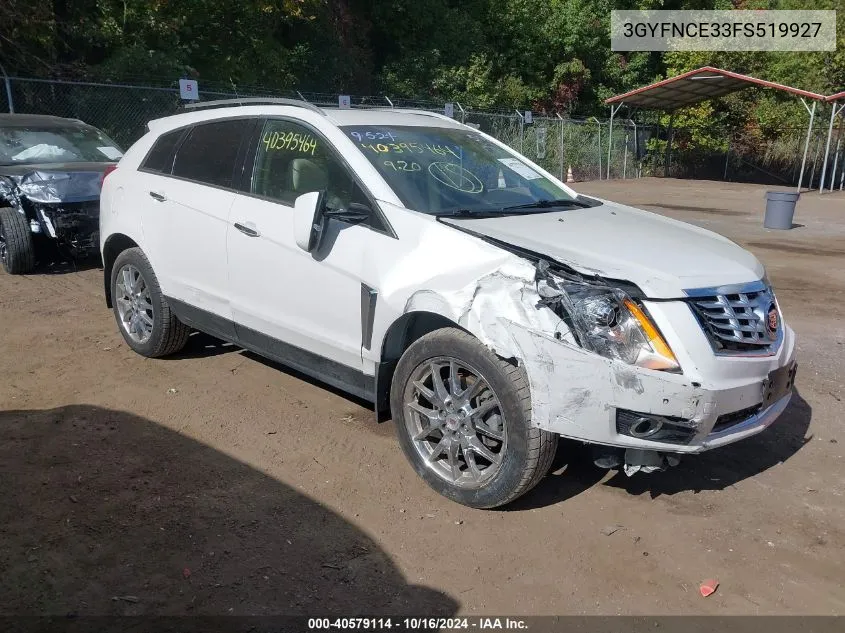 2015 Cadillac Srx Performance Collection VIN: 3GYFNCE33FS519927 Lot: 40579114