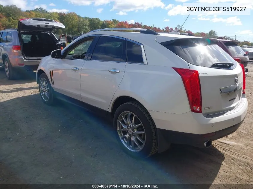 2015 Cadillac Srx Performance Collection VIN: 3GYFNCE33FS519927 Lot: 40579114