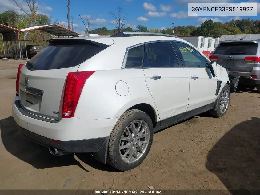 2015 Cadillac Srx Performance Collection VIN: 3GYFNCE33FS519927 Lot: 40579114