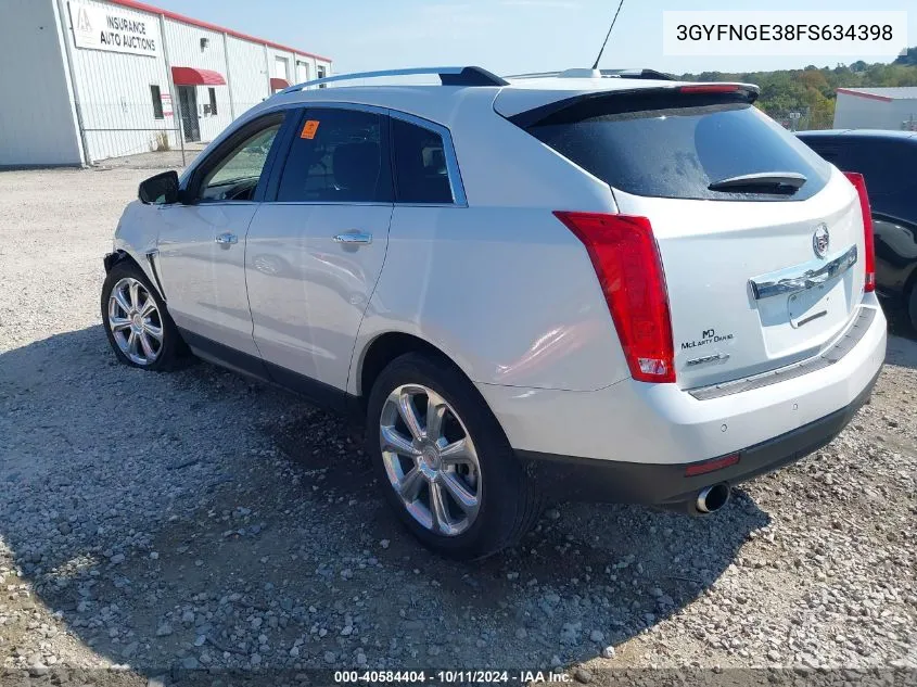 2015 Cadillac Srx Premium Collection VIN: 3GYFNGE38FS634398 Lot: 40584404