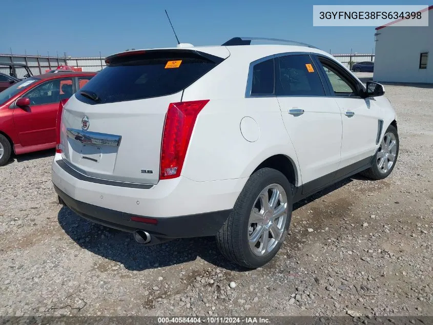 2015 Cadillac Srx Premium Collection VIN: 3GYFNGE38FS634398 Lot: 40584404