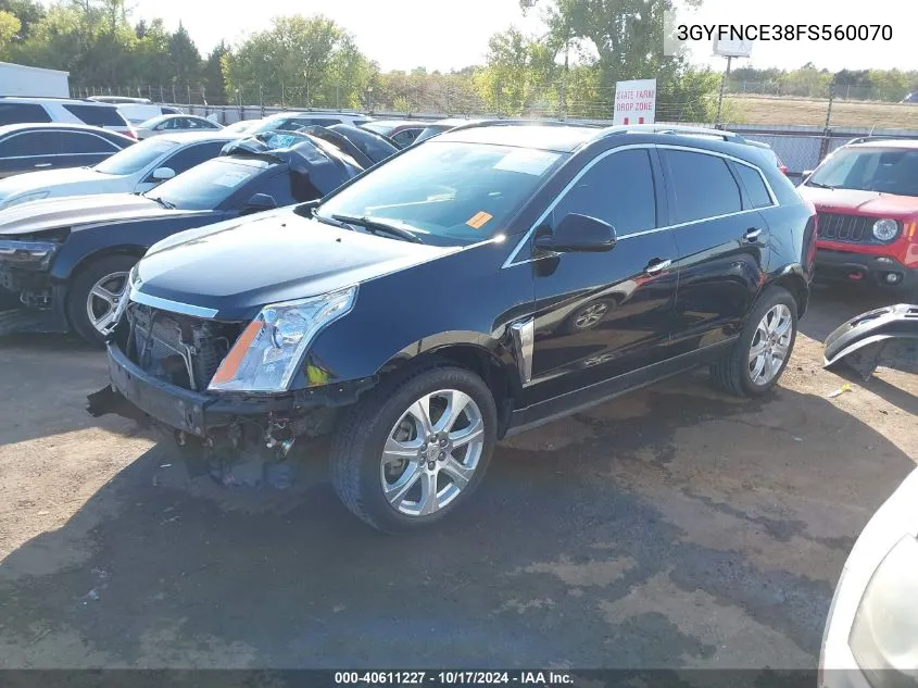 2015 Cadillac Srx Performance Collection VIN: 3GYFNCE38FS560070 Lot: 40611227