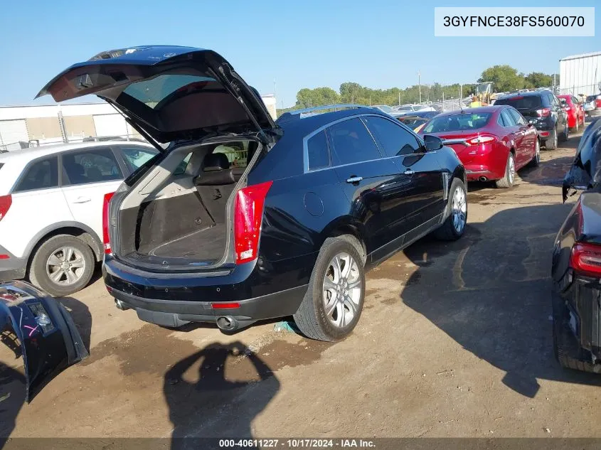 2015 Cadillac Srx Performance Collection VIN: 3GYFNCE38FS560070 Lot: 40611227