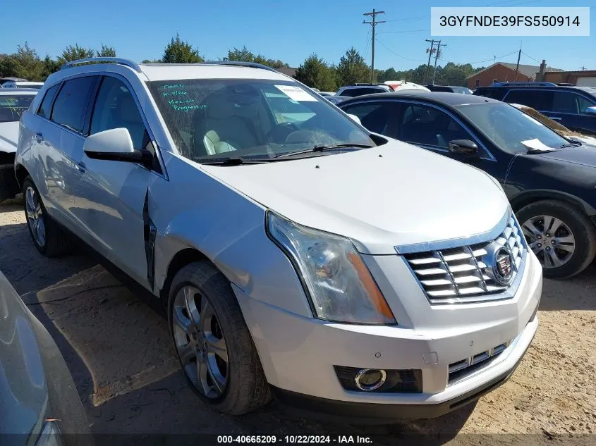 2015 Cadillac Srx Premium Collection VIN: 3GYFNDE39FS550914 Lot: 40665209