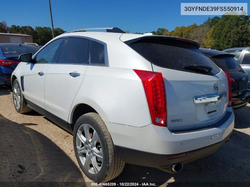 2015 Cadillac Srx Premium Collection VIN: 3GYFNDE39FS550914 Lot: 40665209