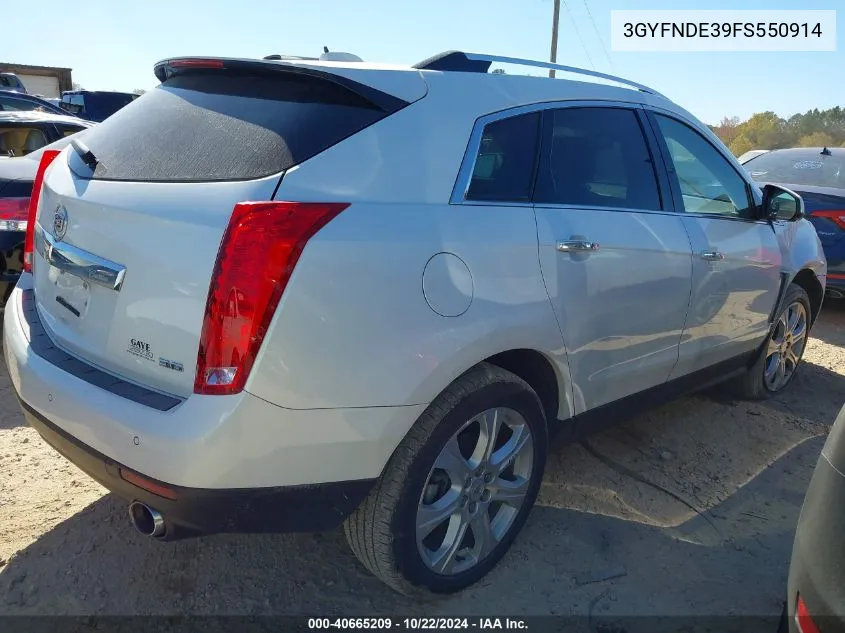 2015 Cadillac Srx Premium Collection VIN: 3GYFNDE39FS550914 Lot: 40665209