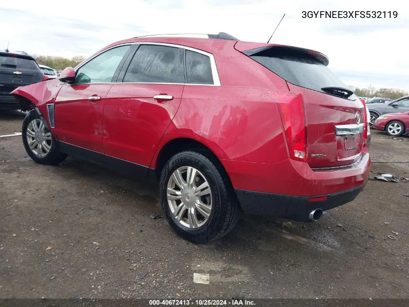 2015 Cadillac Srx Luxury Collection VIN: 3GYFNEE3XFS532119 Lot: 40672413