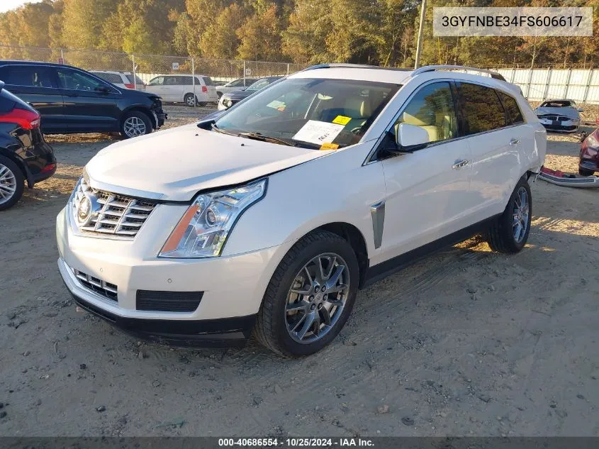 3GYFNBE34FS606617 2015 Cadillac Srx Luxury Collection