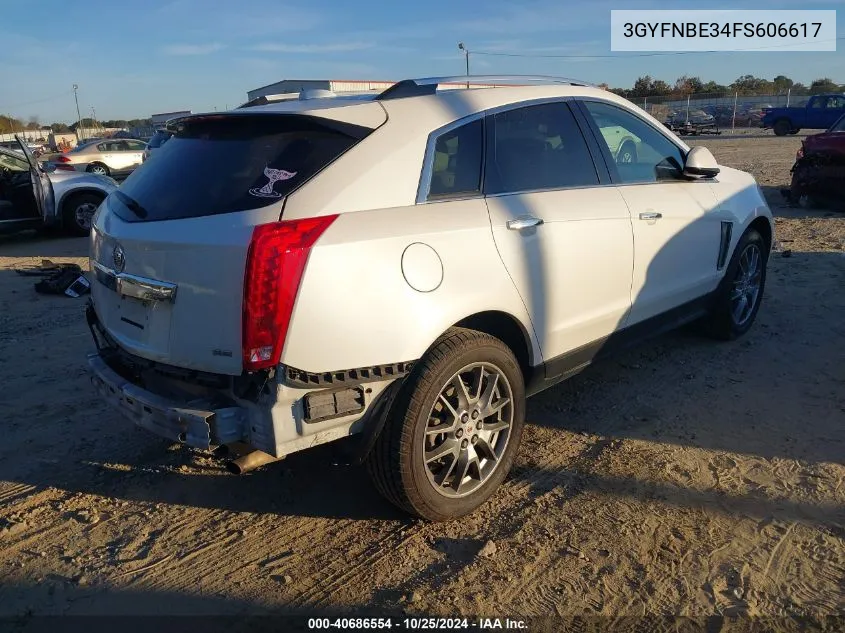 3GYFNBE34FS606617 2015 Cadillac Srx Luxury Collection