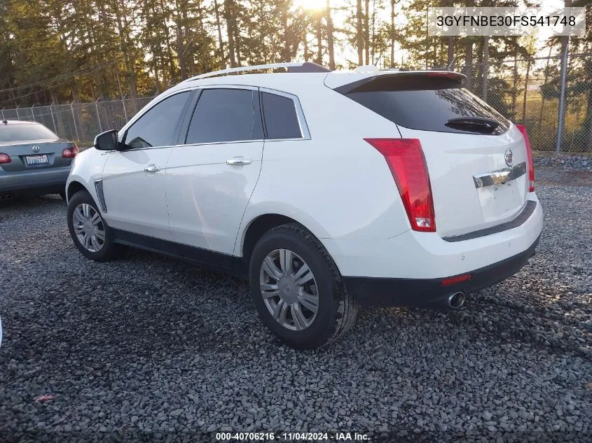 2015 Cadillac Srx Luxury Collection VIN: 3GYFNBE30FS541748 Lot: 40706216