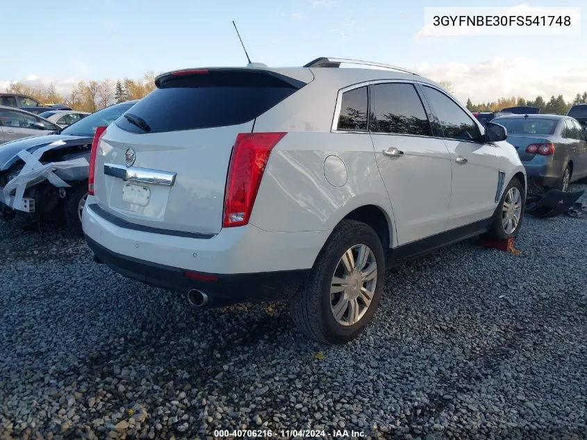 2015 Cadillac Srx Luxury Collection VIN: 3GYFNBE30FS541748 Lot: 40706216