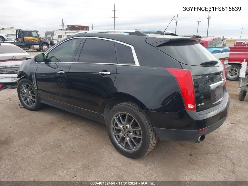 2015 Cadillac Srx Performance Collection VIN: 3GYFNCE31FS616639 Lot: 40732464