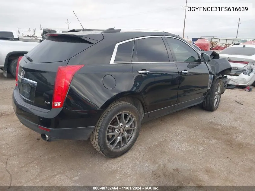 2015 Cadillac Srx Performance Collection VIN: 3GYFNCE31FS616639 Lot: 40732464