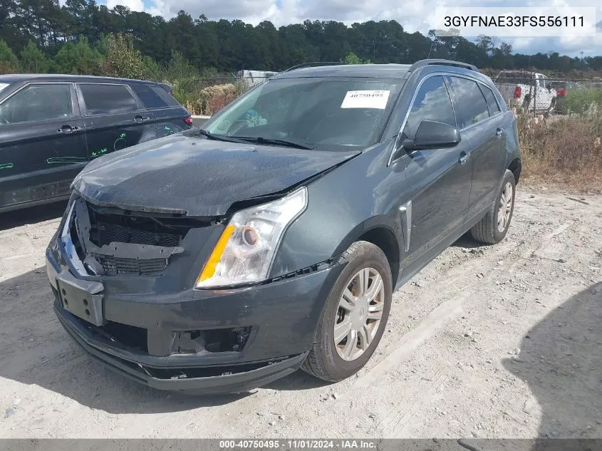 2015 Cadillac Srx Standard VIN: 3GYFNAE33FS556111 Lot: 40750495