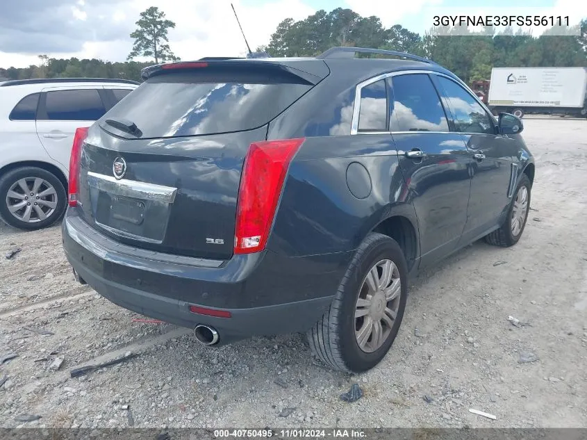 2015 Cadillac Srx Standard VIN: 3GYFNAE33FS556111 Lot: 40750495