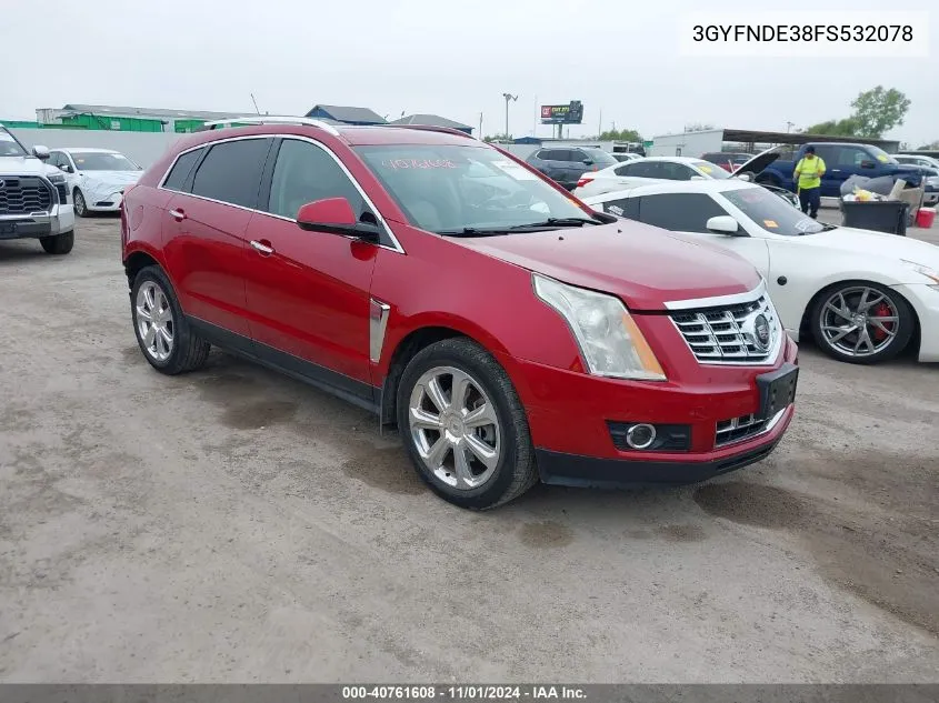 2015 Cadillac Srx Premium Collection VIN: 3GYFNDE38FS532078 Lot: 40761608