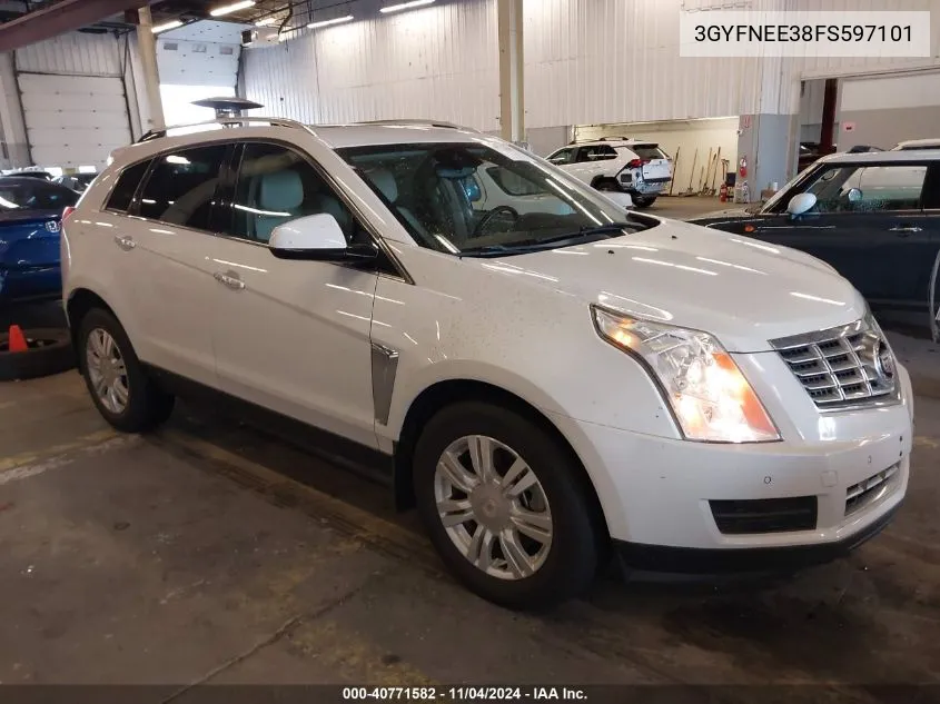 2015 Cadillac Srx Luxury Collection VIN: 3GYFNEE38FS597101 Lot: 40771582