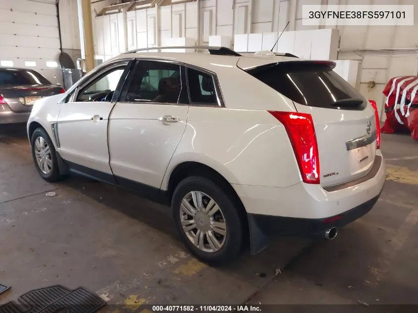 2015 Cadillac Srx Luxury Collection VIN: 3GYFNEE38FS597101 Lot: 40771582