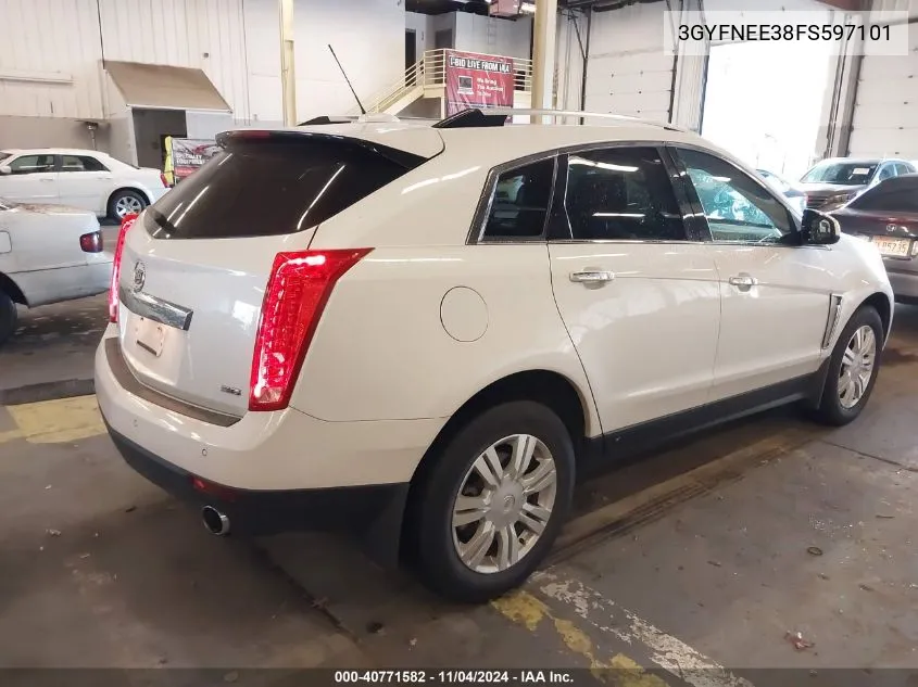 2015 Cadillac Srx Luxury Collection VIN: 3GYFNEE38FS597101 Lot: 40771582