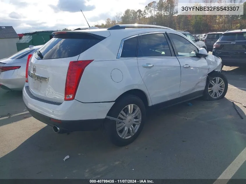 2015 Cadillac Srx Luxury Collection VIN: 3GYFNBE32FS543307 Lot: 40799435