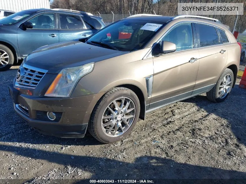 2015 Cadillac Srx Performance Collection VIN: 3GYFNFE34FS526371 Lot: 40803043