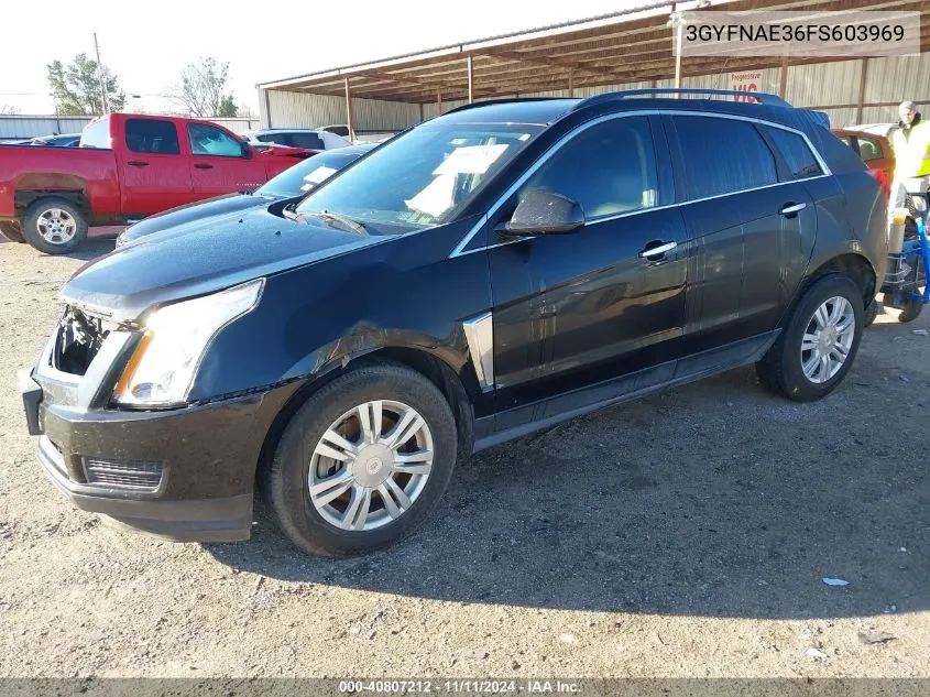 2015 Cadillac Srx Standard VIN: 3GYFNAE36FS603969 Lot: 40807212