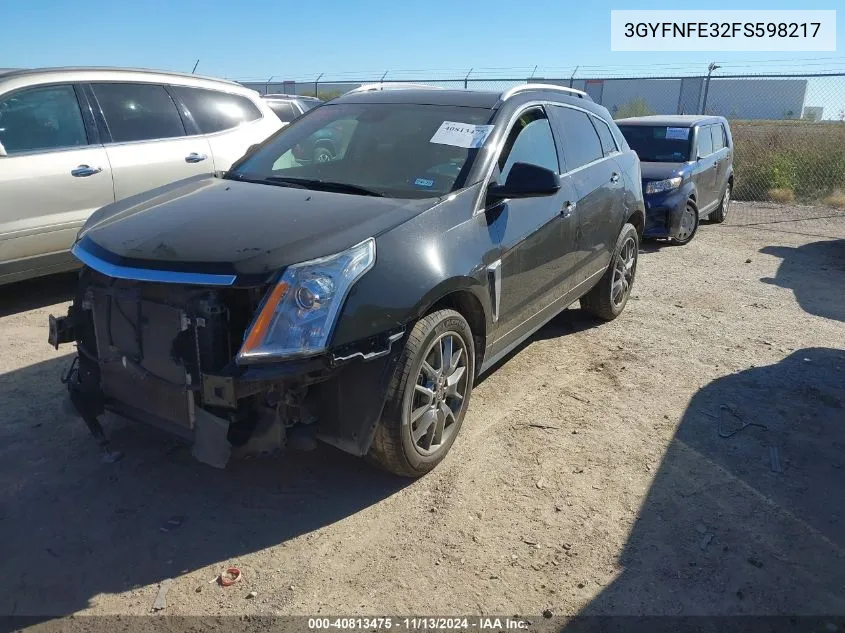 2015 Cadillac Srx Performance Collection VIN: 3GYFNFE32FS598217 Lot: 40813475