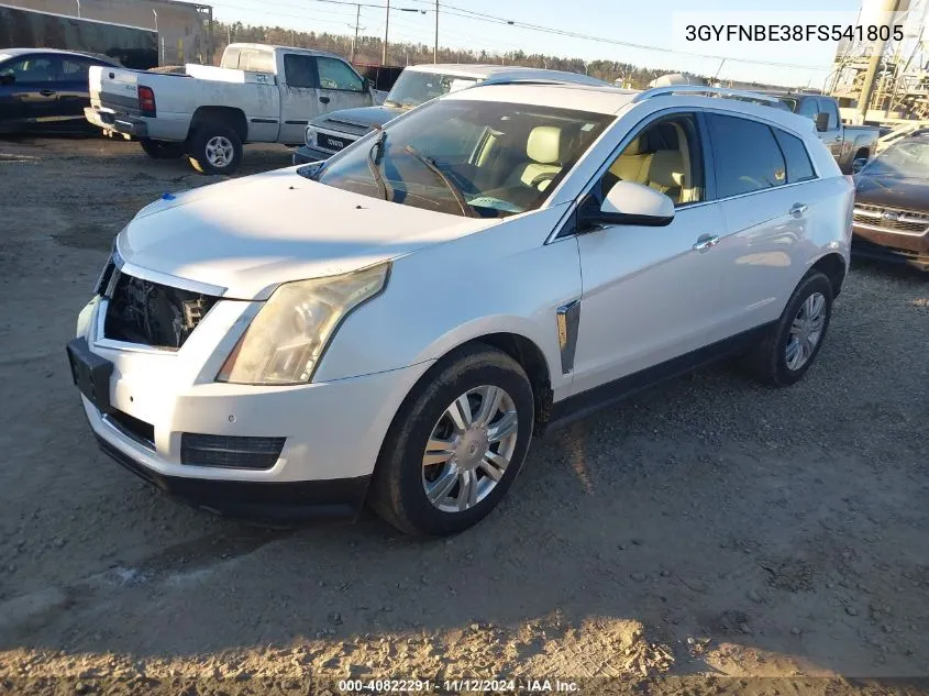 2015 Cadillac Srx Luxury Collection VIN: 3GYFNBE38FS541805 Lot: 40822291